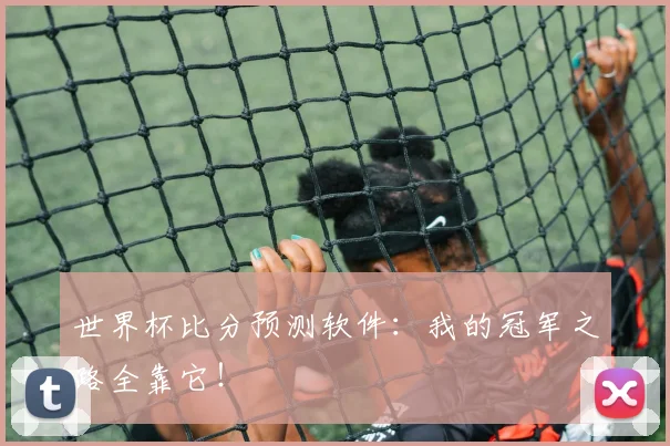 世界杯比分预测软件：我的冠军之路全靠它！