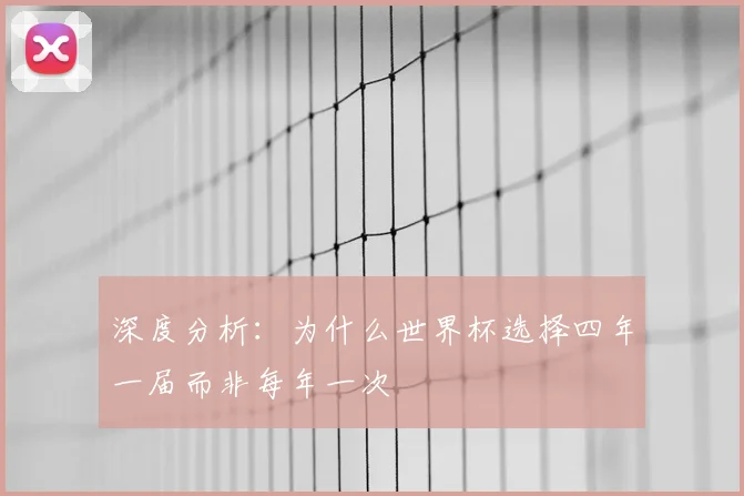 深度分析:为什么世界杯选择四年一届而非每年一次
